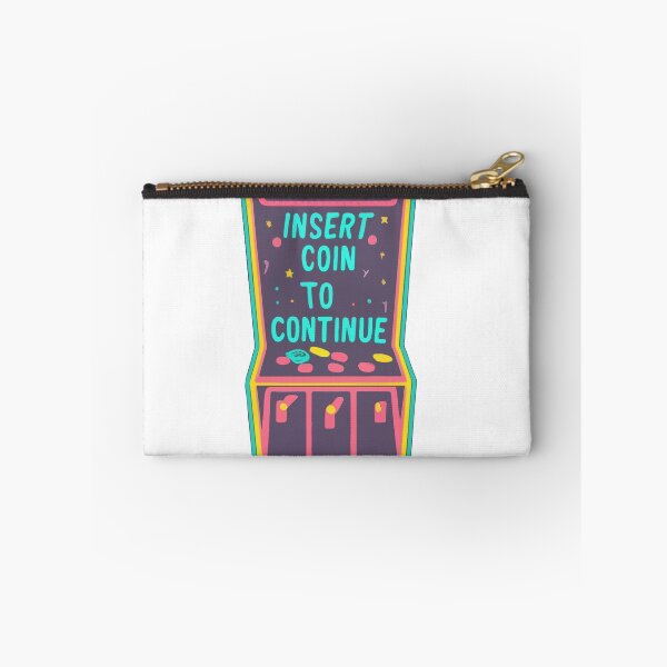 Item preview, Vintage Arcade Neon Glow - Insert Coin to Continue designed and sold by NiftyWrx.