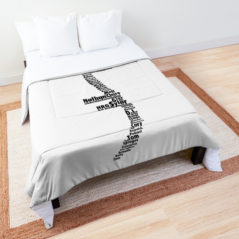 Item preview, Comforter designed and sold by Rewatch-Podcast.