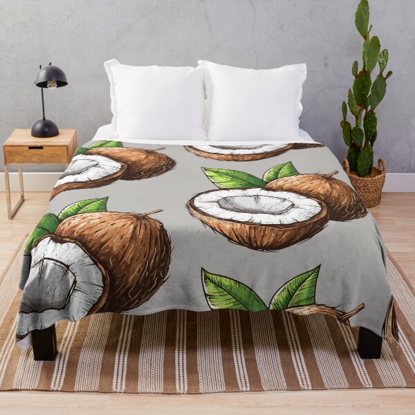 Item preview, Cool Coconut Fruit Hand Drawn Illustration Food designed and sold by meganohm.