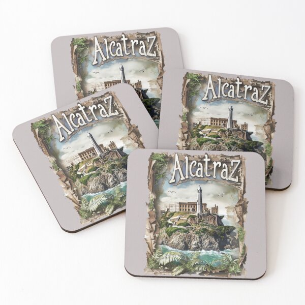 Item preview, Alcatraz, California, Cities of the World, Vintage style designed and sold by emaga.