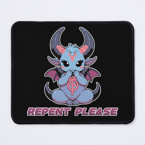Item preview, Cute Baby Baphomet: Repent Please designed and sold by Designial.