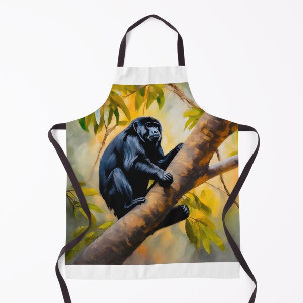 Item preview, Black Howler monkey designed and sold by Island Art Studios.