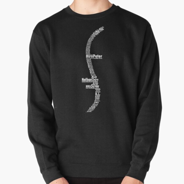 Heroes Names Helix INVERTED Pullover Sweatshirt
