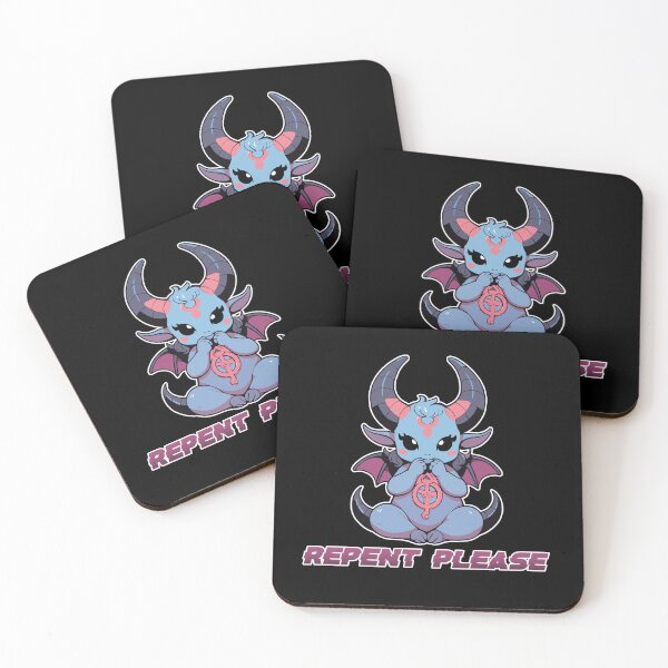 Item preview, Cute Baby Baphomet: Repent Please designed and sold by Designial.