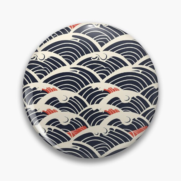 Item preview, Seamless Pattern With Minimalistic Wave Motifs   designed and sold by kuralesya.