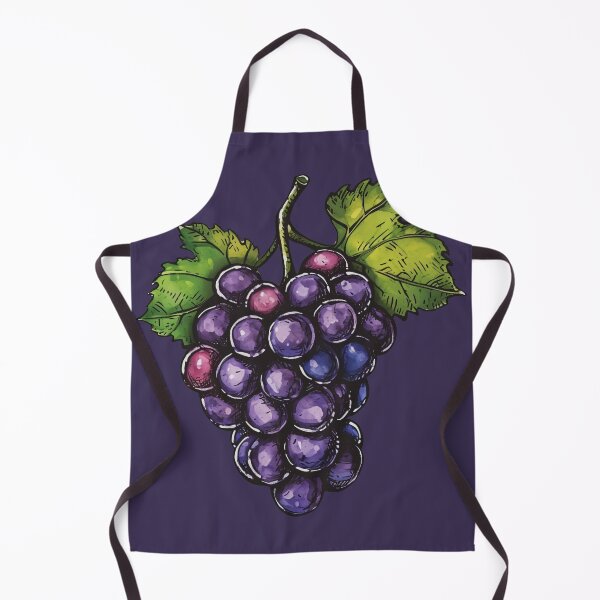 Item preview, Purple Grapes Fruit Hand Drawn Illustration Food designed and sold by meganohm.