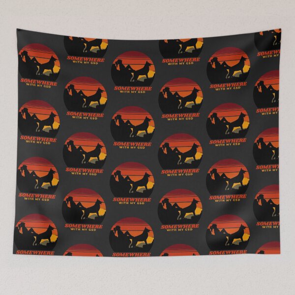 Item preview, Somewhere With My GSD German Shepherd Women's Gift  designed and sold by Guarddogdrive.