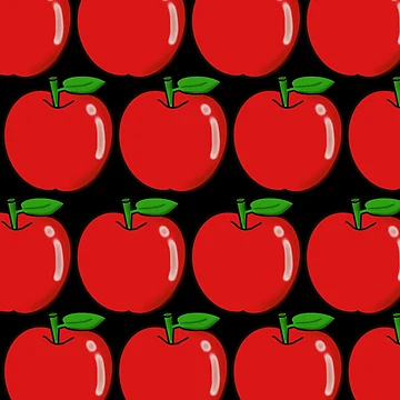 Artwork thumbnail, Apple Pattern by RedPumpFlash
