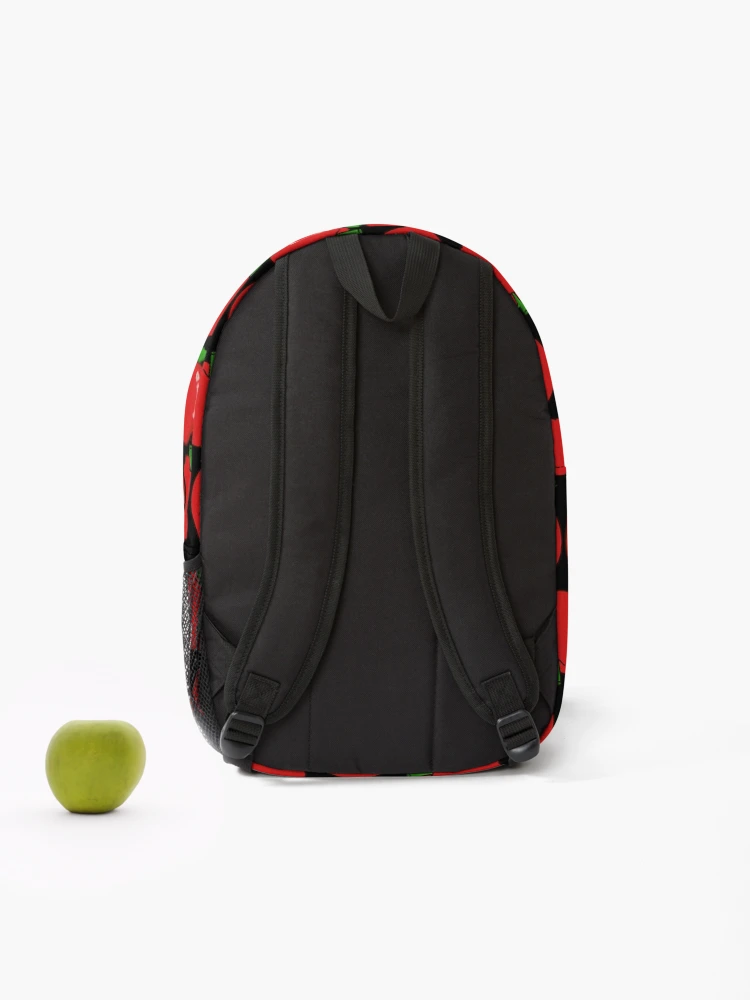Thumbnail 2 of 3, Backpack, Apple Pattern designed and sold by RedPumpFlash.