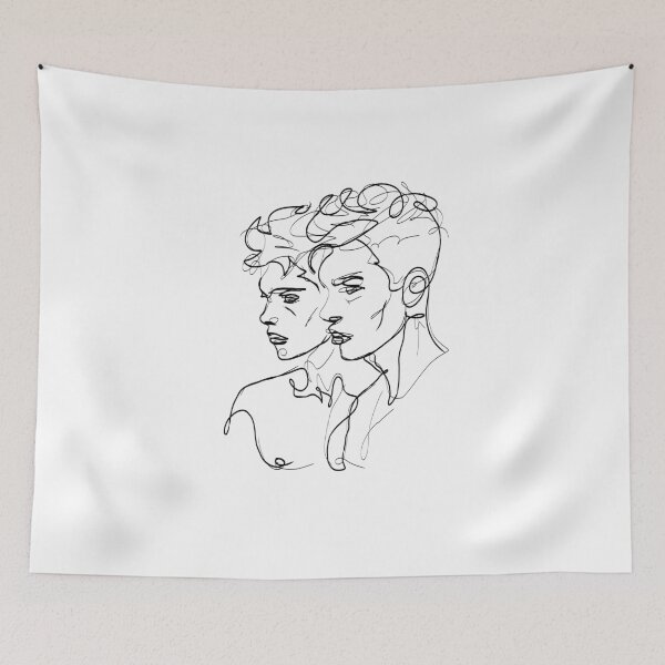 Item preview, Two - Line Art, Naked Man Line Art, Printable Wall Art, Art Print, Nude Line Art Man, Male Sketch Art, Nude Gay Art, Line Drawing Male, Gay designed and sold by GarconArts.