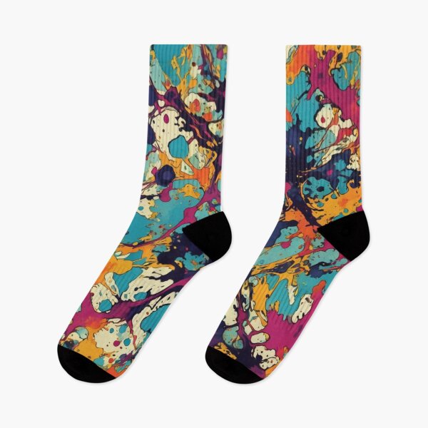 Item preview, Abstract Colorful Paint Splatter Pattern designed and sold by calibrit.