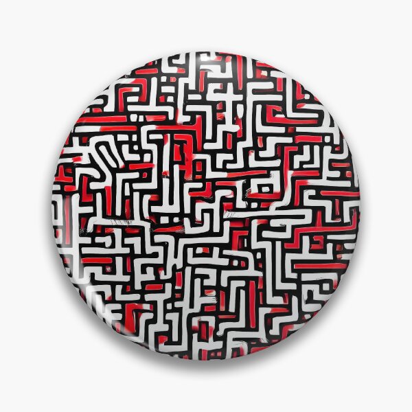 Item preview, Red and White Wiggles designed and sold by Zenvo.