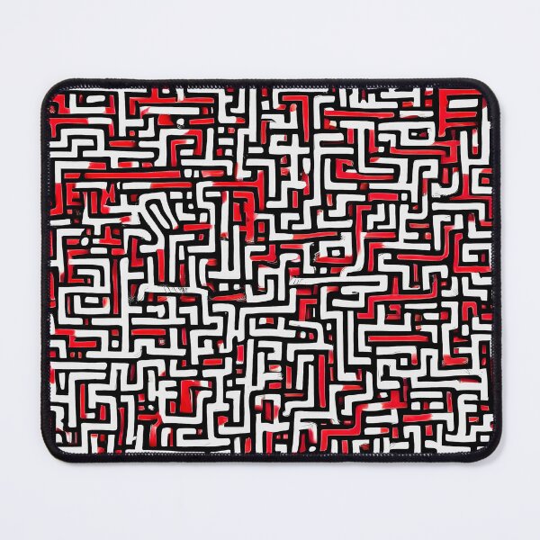 Item preview, Red and White Wiggles designed and sold by Zenvo.
