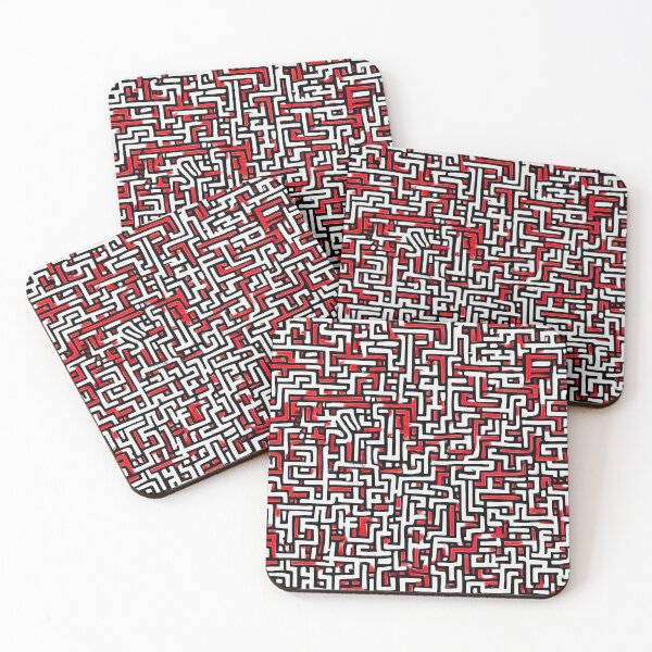 Item preview, Red and White Wiggles designed and sold by Zenvo.