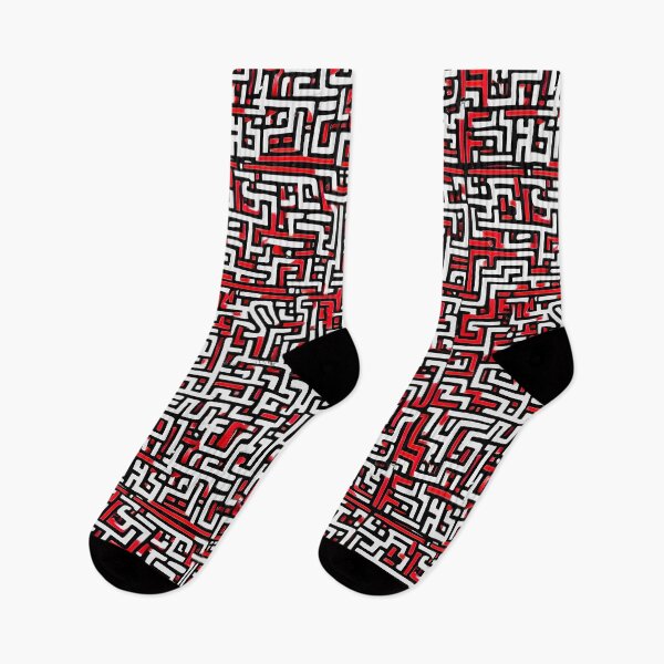 Item preview, Red and White Wiggles designed and sold by Zenvo.
