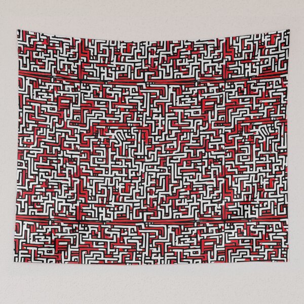Item preview, Red and White Wiggles designed and sold by Zenvo.