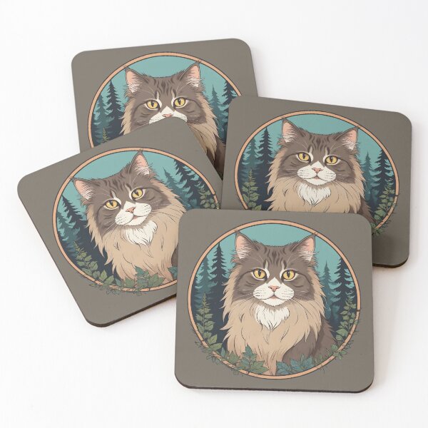 Item preview, Norwegian Forest Cat designed and sold by WildlifeInc.