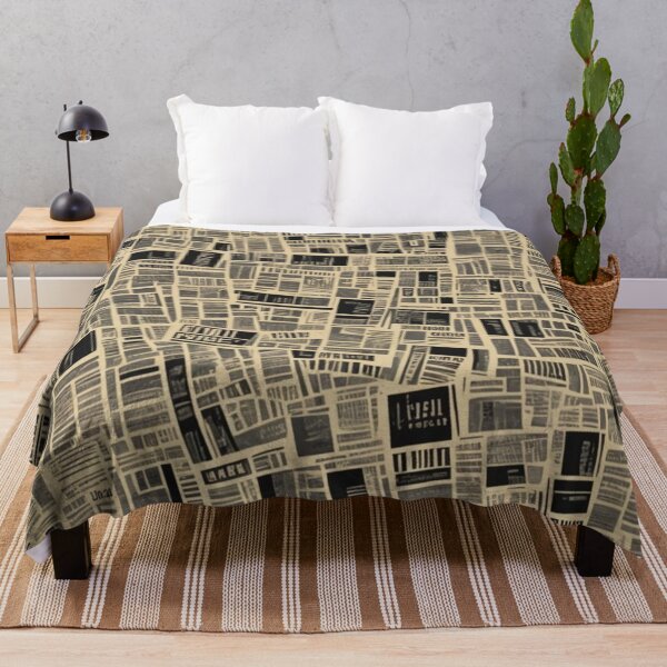 Item preview, Abstract News Paper Print Pattern designed and sold by calibrit.