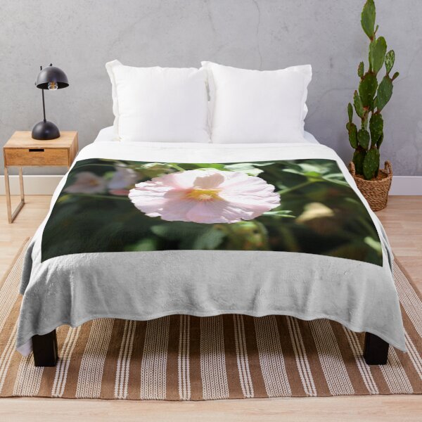 Item preview, Pink Hollyhock flower designed and sold by PresMatPlays.