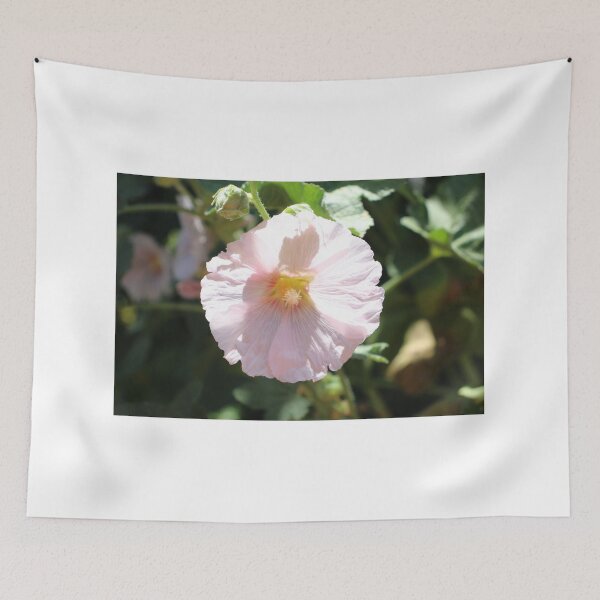 Item preview, Pink Hollyhock flower designed and sold by PresMatPlays.