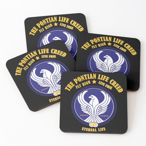 Item preview, SK Pontian Life Creed - Fly High - Live Free - Eternal Life designed and sold by SueKnox.