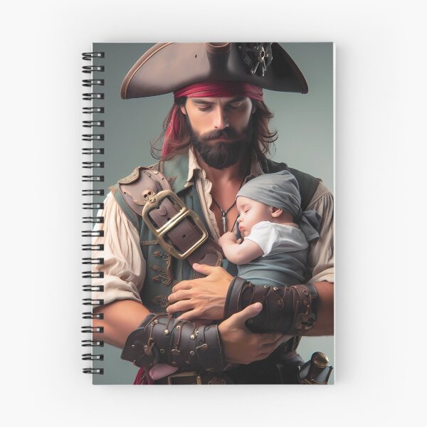 Item preview, Pirate taking care of a baby designed and sold by cladicli.