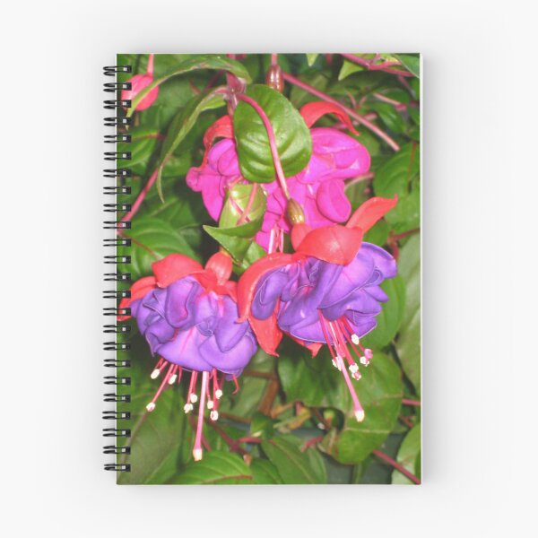 Item preview, Purple and Red Wave of Fuchsia Blooms designed and sold by JoyousArt4u.