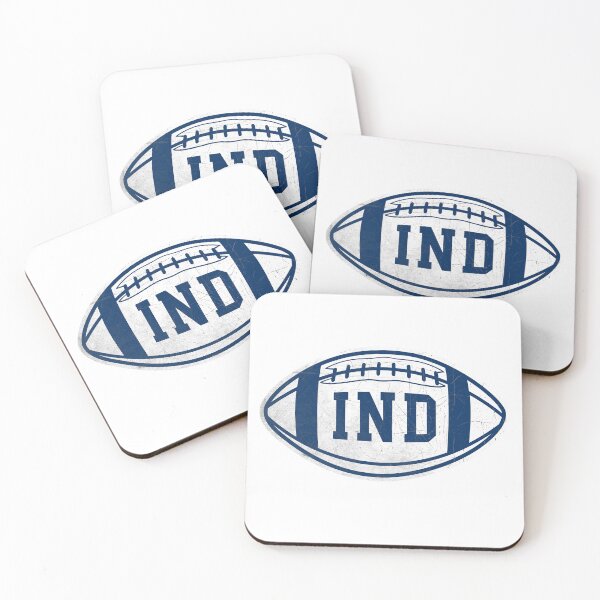 Aperçu de l'œuvre Ballon de football rétro d'Indianapolis créée et vendue par Bo-Bros-Tees.