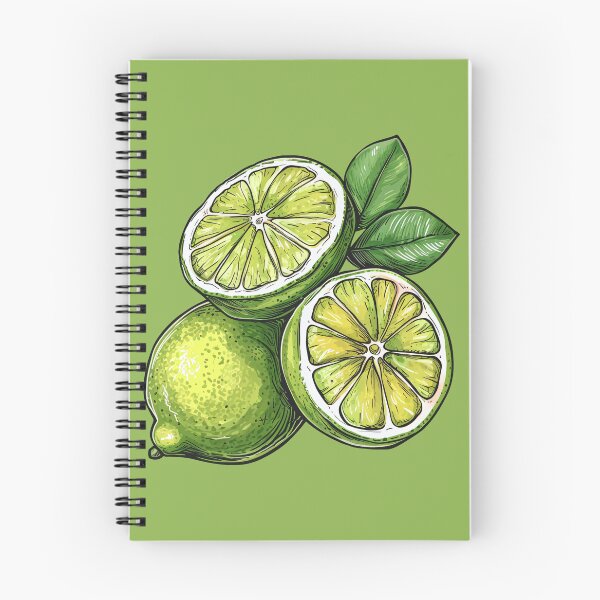 Item preview, Lime Green Citrus Fruit Hand Drawn Illustration Food designed and sold by meganohm.