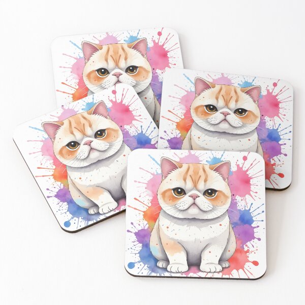 Item preview, Watercolor Exotic Shorthair  designed and sold by WildlifeInc.