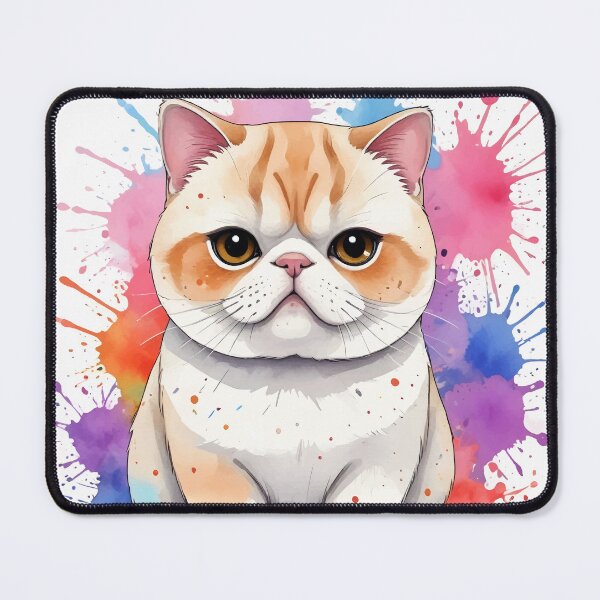 Item preview, Watercolor Exotic Shorthair designed and sold by WildlifeInc.