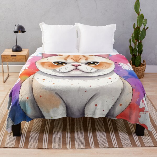 Item preview, Watercolor Exotic Shorthair  designed and sold by WildlifeInc.
