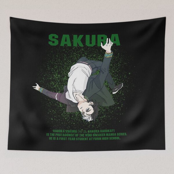Item preview,  Haruka Sakura - Wind Breaker designed and sold by ArtistryHavenn.