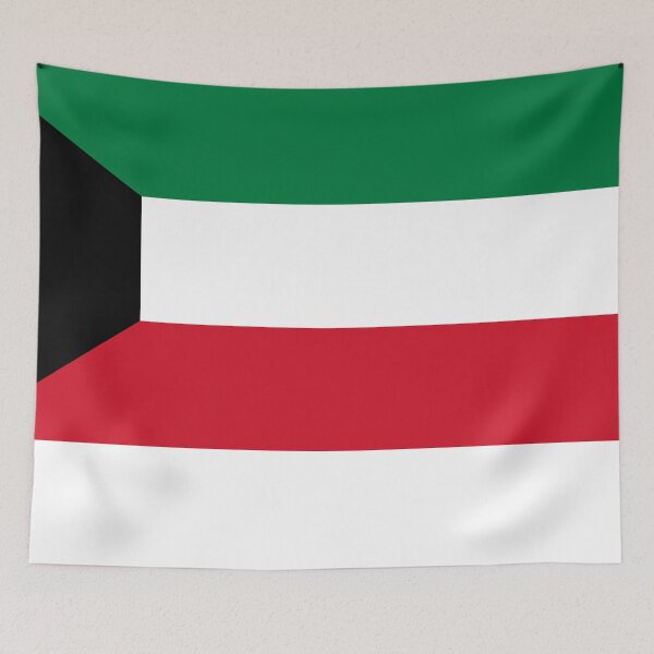 Item preview, Kuwait Flag designed and sold by Candie-Shop.