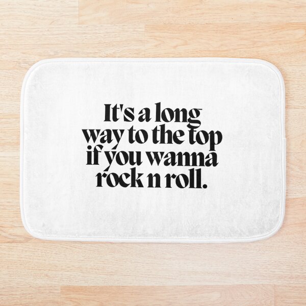 Aperçu de l'œuvre C'est un long chemin vers le sommet si vous voulez faire du rock n roll.  créée et vendue par CharmStudio.