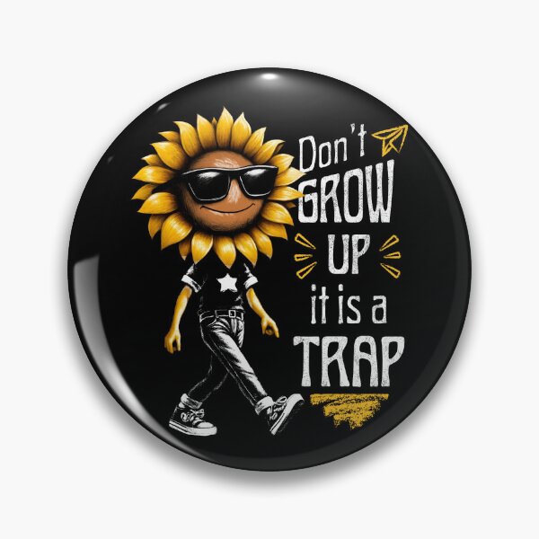 Item preview, Don't Grow it's a Trap designed and sold by KalicoDesignUS.