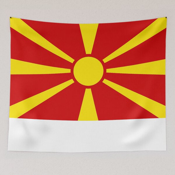 Item preview, Macedonia Flag designed and sold by Candie-Shop.