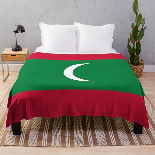 Item preview, Maldives Flag designed and sold by Candie-Shop.