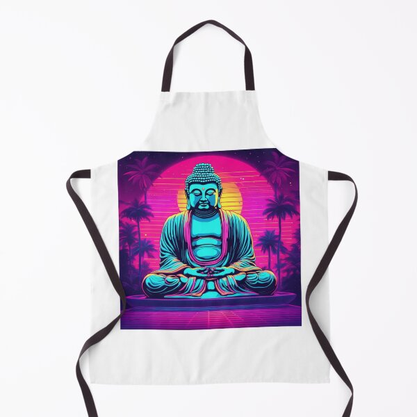 Item preview, Retrowave Buddah, Synthwave Buddah designed and sold by RetroThreadedTs.