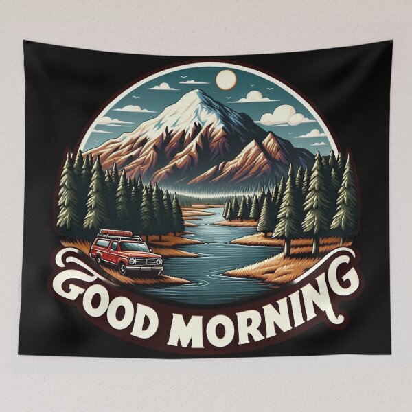 Item preview, Good Morning Adventure in Wilderness designed and sold by SportsT-Shirts.