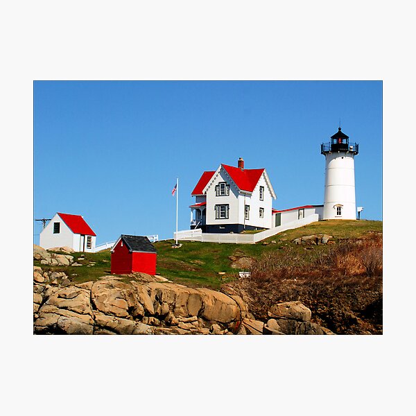Cape Neddick Lighthouse Photographic Print