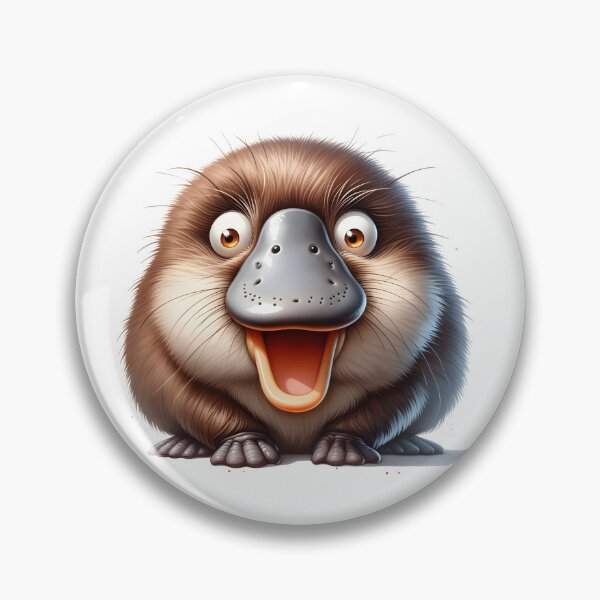 Item preview, Surprised Australian Animals - Platypus designed and sold by roundowl.
