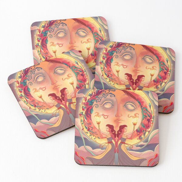 Item preview, Gemini Astrology. Moon in Gemini, Zodiac sign, Gemini symbol designed and sold by ZodiacWonders.