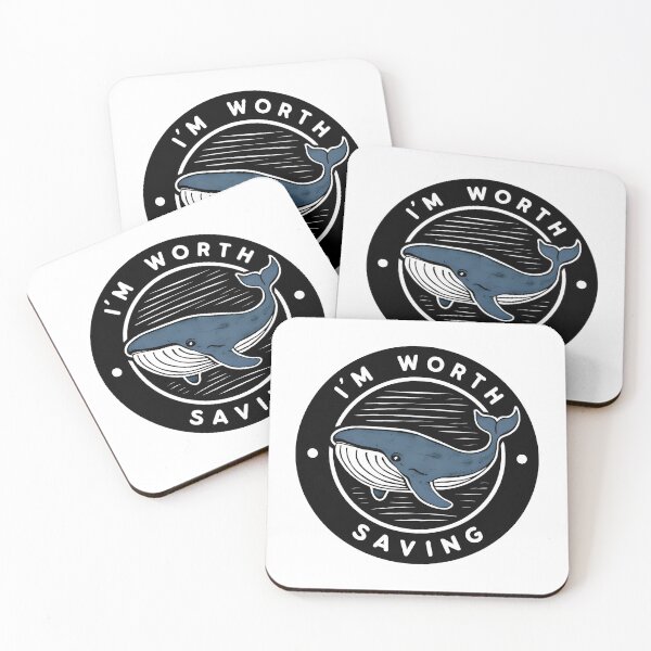 Item preview, ENDANGERED BLUE WHALE ILLUSTRATION designed and sold by debeteez.