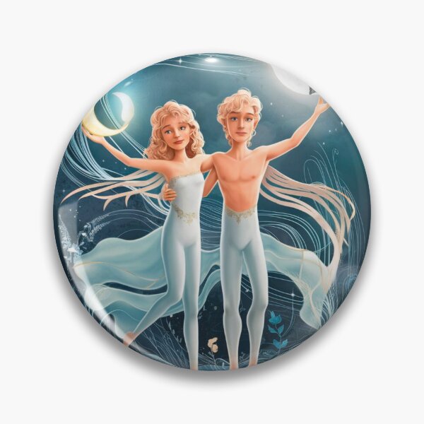 Item preview, Gemini Astrology. Moon in Gemini, Zodiac sign, Gemini symbol designed and sold by ZodiacWonders.