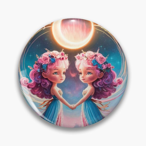 Item preview, Gemini Astrology. Moon in Gemini, Zodiac sign, Gemini symbol designed and sold by ZodiacWonders.