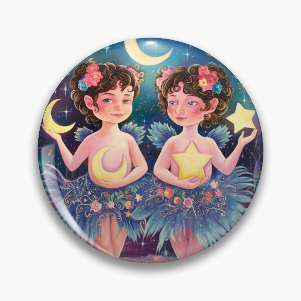 Item preview, Gemini Astrology. Moon in Gemini, Zodiac sign, Gemini symbol designed and sold by ZodiacWonders.