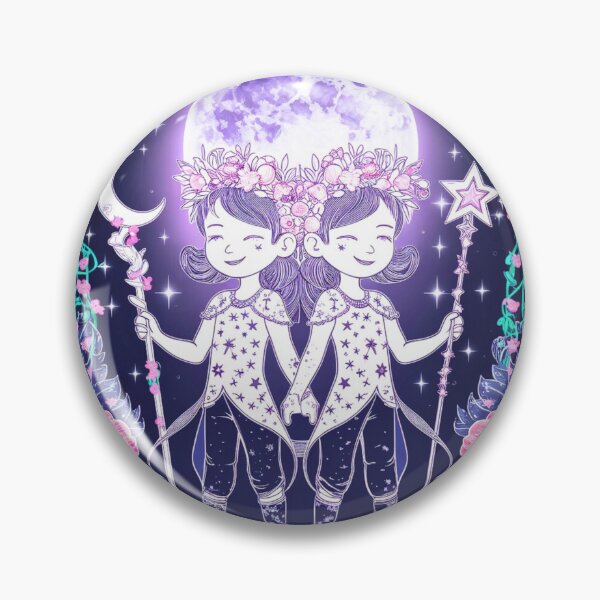 Item preview, Gemini Astrology. Moon in Gemini, Zodiac sign, Gemini symbol designed and sold by ZodiacWonders.