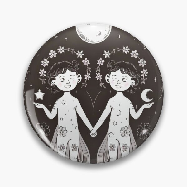 Item preview, Gemini Astrology. Moon in Gemini, Zodiac sign, Gemini symbol designed and sold by ZodiacWonders.