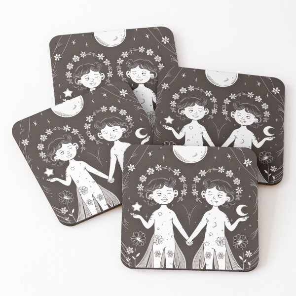 Item preview, Gemini Astrology. Moon in Gemini, Zodiac sign, Gemini symbol designed and sold by ZodiacWonders.